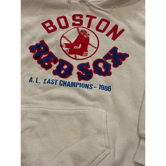 Vintage 1986 Boston Red Sox American League East Champions Hoodie Sweatshirt M - Picture 5 of 6